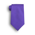 Purple Newport Polka Dot Wet Dyed Polyester Tie